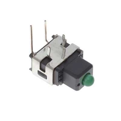 A01HF by NKK Switches - INDICATOR SW LOPRO RT ANGLE GRN