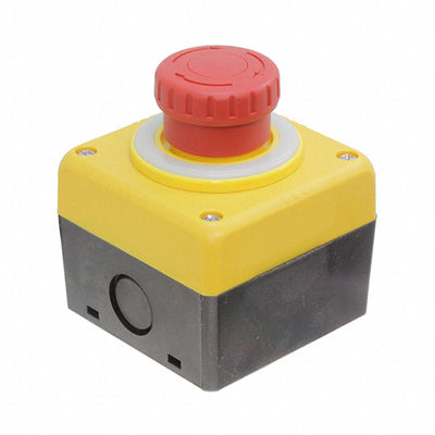 A02ESHFB1W57YC by APEM Inc. - HIGH SECURITY ESTOP 2XNC 1X NO M
