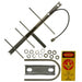 A09-Y8NF by Digi - RF ANT 938MHZ YAGI N TYP BRKT MT
