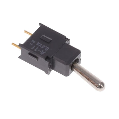 A11AP by NKK Switches - SWITCH TOGGLE SPST 0.4VA 28V