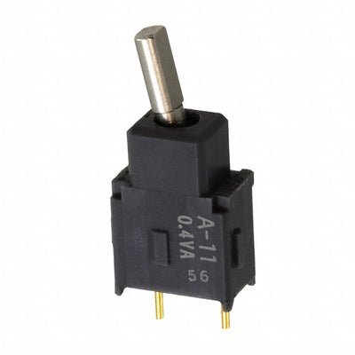 A11HP by NKK Switches - SWITCH TOGGLE SPST 0.4VA 28V