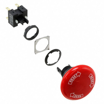 A165E-M-02 by Omron Automation and Safety - PUSH SWITCH DPST-NC 5A 125V