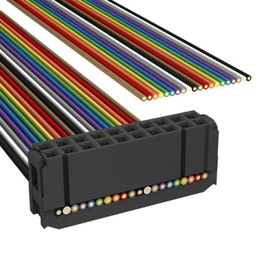 A1AXB-2036M by TE Connectivity AMP Connectors - IDC CABLE- ASC20B/AE20M/X