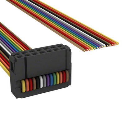 A1BXB-1436M by TE Connectivity AMP Connectors - IDC CABLE- ASR14B/AE14M/X