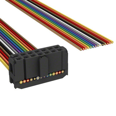 A1CXH-1436M by TE Connectivity AMP Connectors - IDC CABLE - AKC14H/AE14M/X