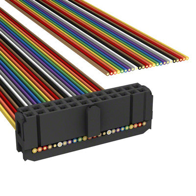 A1CXH-2436M by TE Connectivity AMP Connectors - IDC CABLE - AKC24H/AE24M/X
