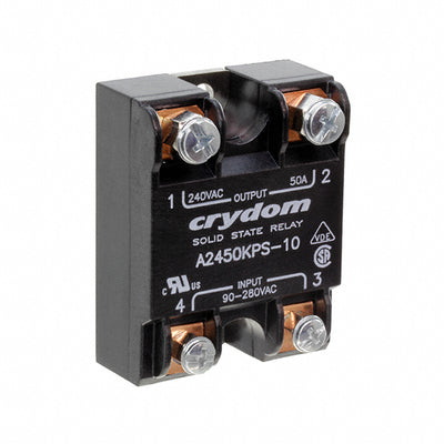 A2450KPS-10 by Sensata-Crydom - SOLIDSTATE RELAY SPST-NO 50A 24-280V