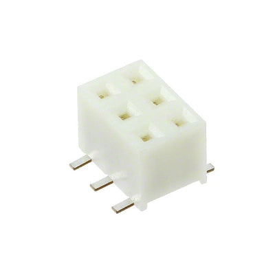 A3-6DA-2SV(93) by Hirose Electric Co Ltd - CONNECTOR RECPT 6POS 0.079 GOLD SMD