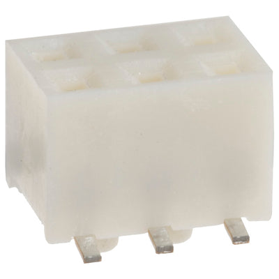 A3A-6DA-2SV by Hirose Electric Co Ltd - CONNECTOR RECPT 6POS 0.079 GOLD SMD