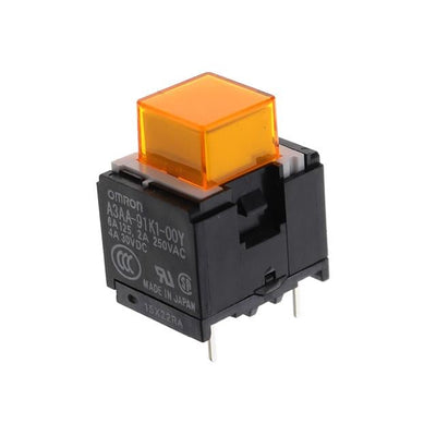 A3AA-91K1-00Y by Omron Automation and Safety - PUSH SWITCH SPST-NO 6A 125V