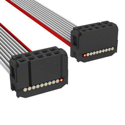 A3AAB-1018G by TE Connectivity AMP Connectors - IDC CABLE- ASC10B/AE10G/ASC10B