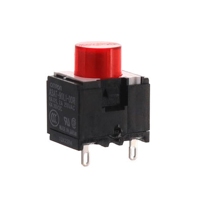 A3AT-90L1-00R by Omron Automation and Safety - PUSH SWITCH SPST-NO 6A 125V