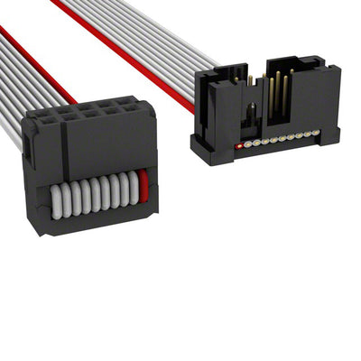 A3BKB-1006G by TE Connectivity AMP Connectors - IDC CABLE- ASR10B/AE10G/APK10B