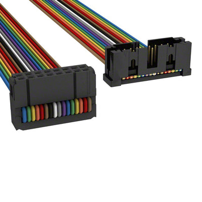 A3BKB-1618M by TE Connectivity AMP Connectors - IDC CABLE- ASR16B/AE16M/APK16B
