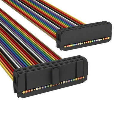 A3CCB-2418M by TE Connectivity AMP Connectors - IDC CABLE- AKC24B/AE24M/AKC24B