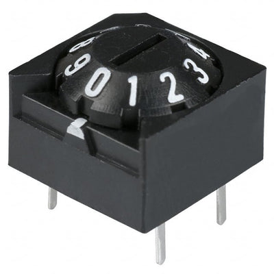 A6A-10C by Omron Electronics Inc-EMC Div - SW ROTARY DIP BCD COMP 100MA 28V