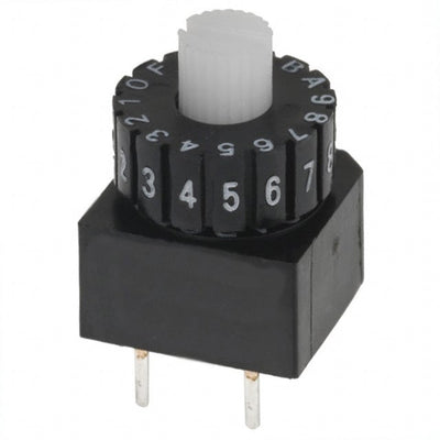 A6A-16CW by Omron Electronics Inc-EMC Div - SW ROTARY DIP HEX COMP 100MA 28V