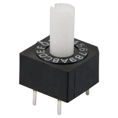 A6A-16RS by Omron Electronics Inc-EMC Div - SWITCH ROTARY DIP HEX 100MA 28V