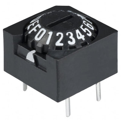 A6A-16R by Omron Electronics Inc-EMC Div - SWITCH ROTARY DIP HEX 100MA 28V