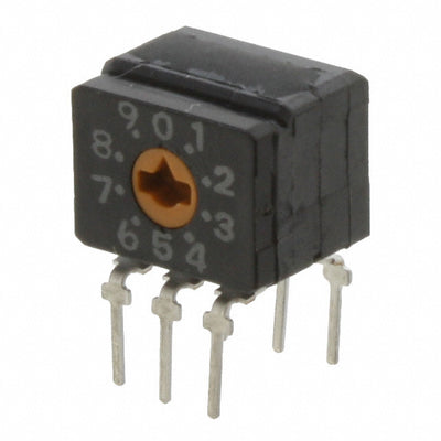 A6CV-10R by Omron Electronics Inc-EMC Div - SWITCH ROTARY DIP BCD 100MA 30V