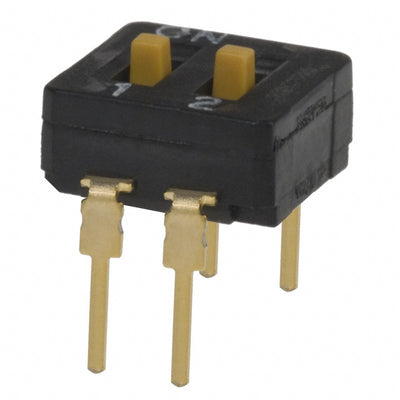 A6D-2103 by Omron Electronics Inc-EMC Div - SWITCH SLIDE DIP SPST 30MA 30V