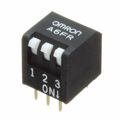 A6FR-3101 by Omron Electronics Inc-EMC Div - SWITCH 3POS PIANO SHORT
