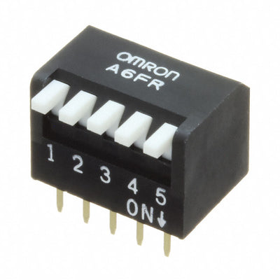 A6FR-5104 by Omron Electronics Inc-EMC Div - SWITCH 5POS PIANO LONG