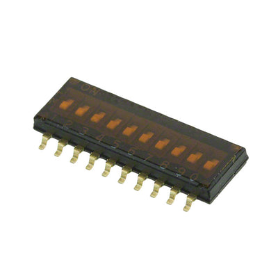 A6H-0102 by Omron Electronics Inc-EMC Div - SWITCH SLIDE DIP SPST 25MA 24V