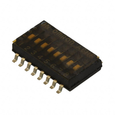 A6HF-8102 by Omron Electronics Inc-EMC Div - SWITCH SLIDE DIP SPST 25MA 24V