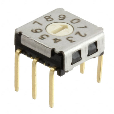 A6K-102RF by Omron Electronics Inc-EMC Div - SWITCH ROTARY DIP BCD 25MA 24V