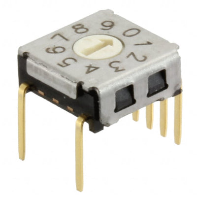 A6K-104RF by Omron Electronics Inc-EMC Div - SWITCH ROTARY DIP BCD 25MA 24V