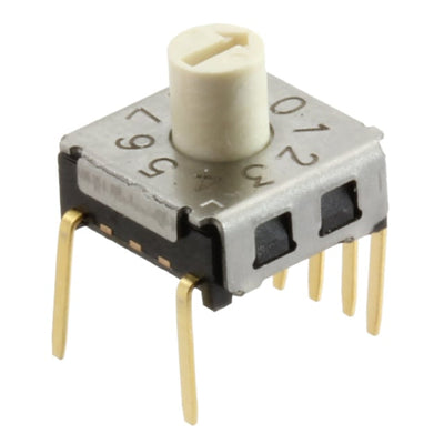 A6K-104RS by Omron Electronics Inc-EMC Div - SWITCH ROTARY DIP BCD 25MA 24V