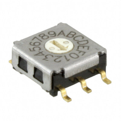 A6KS-162RF by Omron Electronics Inc-EMC Div - SWITCH ROTARY DIP HEX 25MA 24V