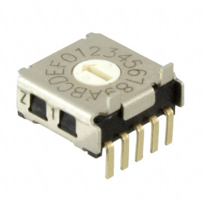 A6KSV-164RF by Omron Electronics Inc-EMC Div - SWITCH ROTARY DIP HEX 25MA 24V