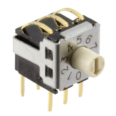 A6KV-102RS by Omron Electronics Inc-EMC Div - SWITCH ROTARY DIP BCD 25MA 24V