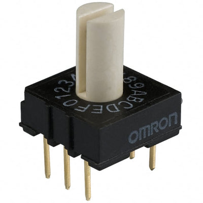 A6R-162RS by Omron Electronics Inc-EMC Div - SWITCH ROTARY DIP HEX 25MA 24V