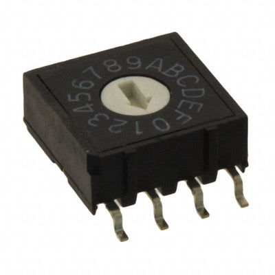 A6RS-161RF by Omron Electronics Inc-EMC Div - SWITCH ROTARY DIP HEX 25MA 24V