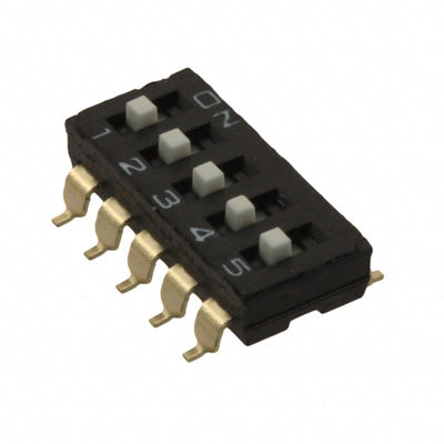 A6S-5104 by Omron Electronics Inc-EMC Div - SWITCH SLIDE DIP SPST 25MA 24V