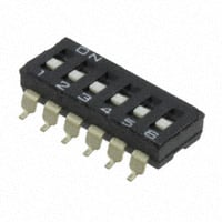A6S-6101-H by Omron Electronics Inc-EMC Div - SWITCH SLIDE DIP SPST 25MA 24V
