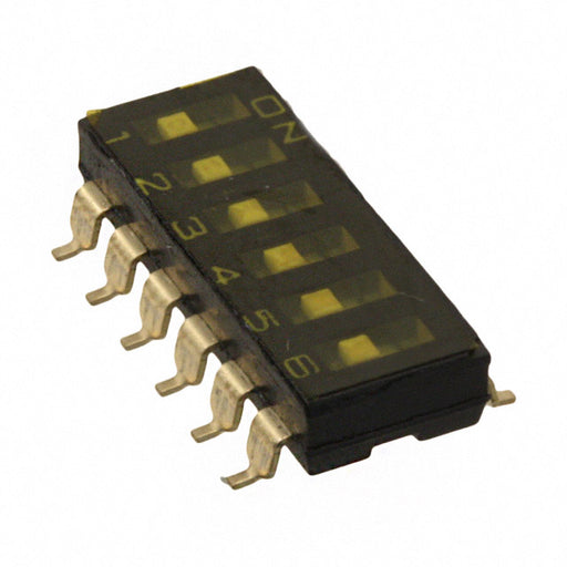A6S-6102-H by Omron Electronics Inc-EMC Div - SWITCH SLIDE DIP SPST 25MA 24V