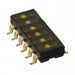 A6S-6102-H by Omron Electronics Inc-EMC Div - SWITCH SLIDE DIP SPST 25MA 24V