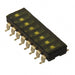 A6S-8102 by Omron Electronics Inc-EMC Div - SWITCH SLIDE DIP SPST 25MA 24V