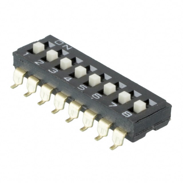 A6S-9104-H by Omron Electronics Inc-EMC Div - SWITCH SLIDE DIP SPST 25MA 24V