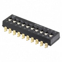 A6S-0101-H by Omron Electronics Inc-EMC Div - SWITCH SLIDE DIP SPST 25MA 24V