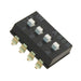 A6SN-4104-P by Omron Electronics Inc-EMC Div - SWITCH SLIDE DIP SPST 25MA 24V