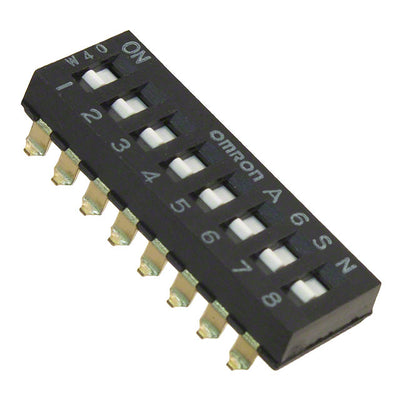 A6SN-8101 by Omron Electronics Inc-EMC Div - SWITCH SLIDE DIP SPST 25MA 24V