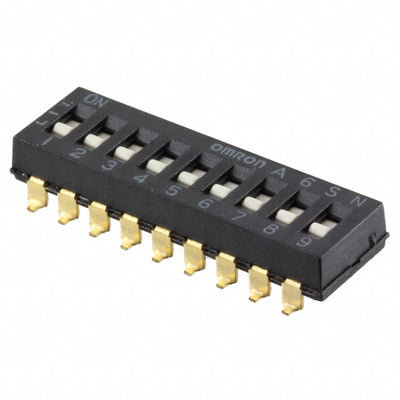 A6SN-9101-R100 by Omron Electronics Inc-EMC Div - SWITCH SLIDE DIP SPST 25MA 24V