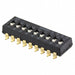 A6SN-9101-R100 by Omron Electronics Inc-EMC Div - SWITCH SLIDE DIP SPST 25MA 24V