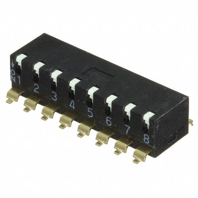 A6SR-8101-R100 by Omron Electronics Inc-EMC Div - SWITCH PIANO DIP SPST 25MA 24V