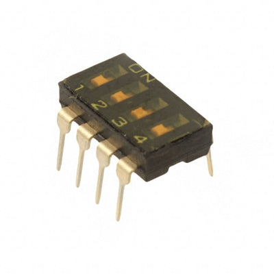 A6T-4101 by Omron Electronics Inc-EMC Div - SWITCH SLIDE DIP SPST 25MA 24V